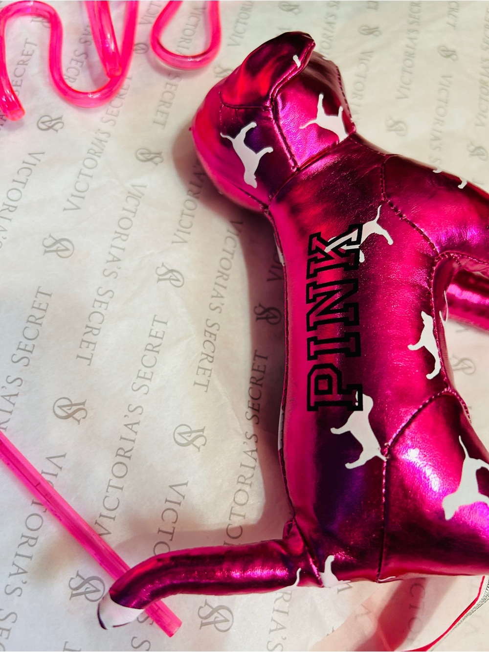 VS PINK STRAW & PUPPY - Picture 6 of 7